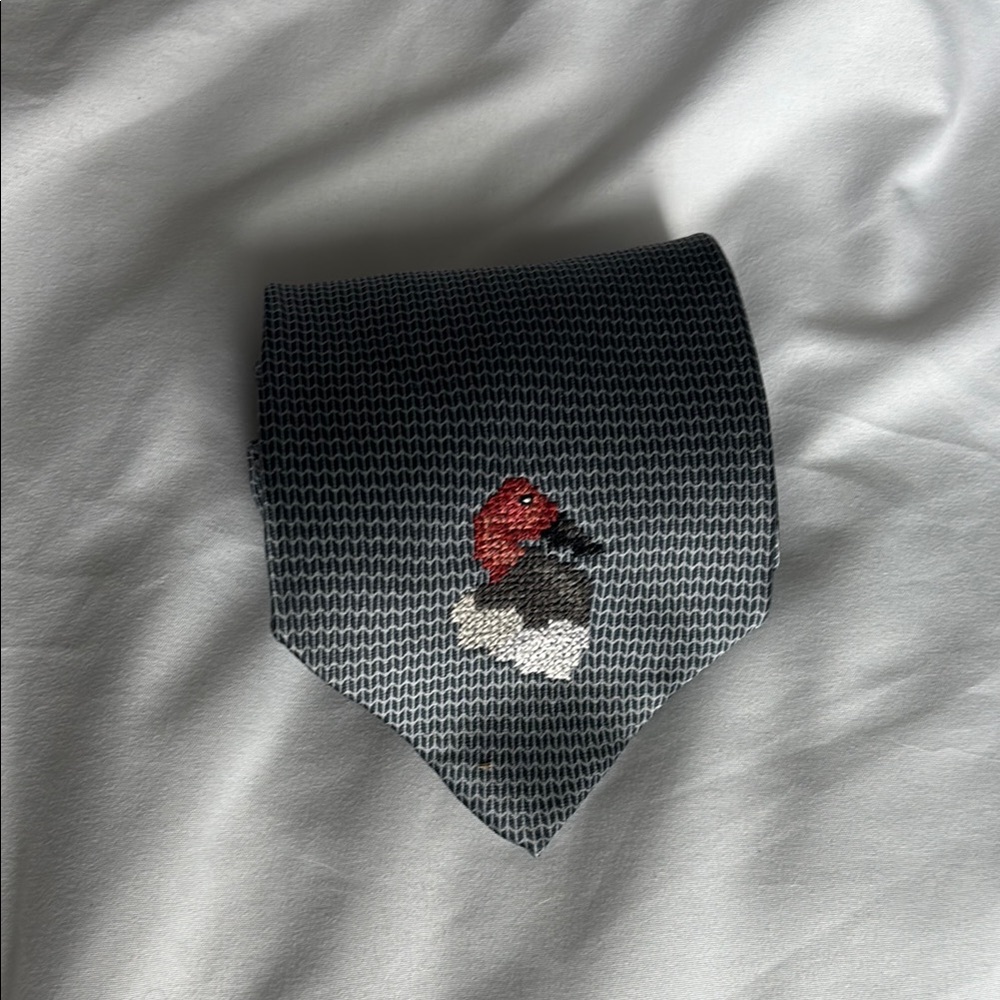 UMO LORENZO Silk Gray Tie